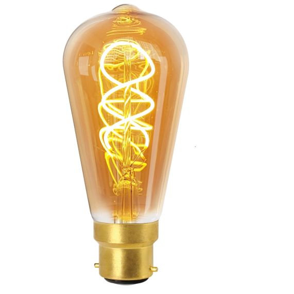 Ampoules Baïonnette B22 LED Filament, Dimmable 4W G45-P45 Ampoules LED de  forme sphérique, Blanc Chaud 2700K, 380Lm Equivalent[443] - Cdiscount Maison