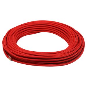 CABLE H03VVF ROND 2X0,75 TEXT.ROUGE (CR 25M)